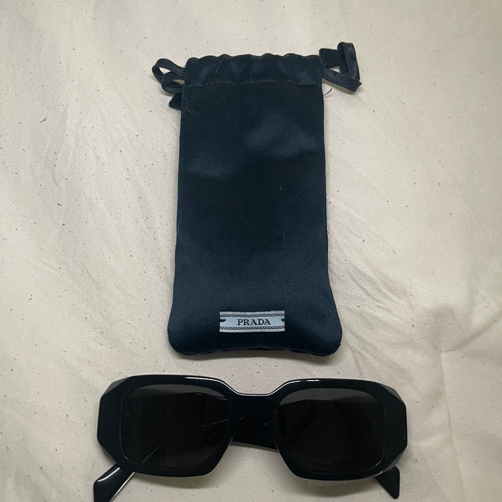 Prada Black Sunglasses Elegant Accessories